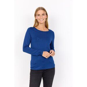NWT SOYA CONCEPT Marica 217 Cobalt Blue Longsleeve Shirt
